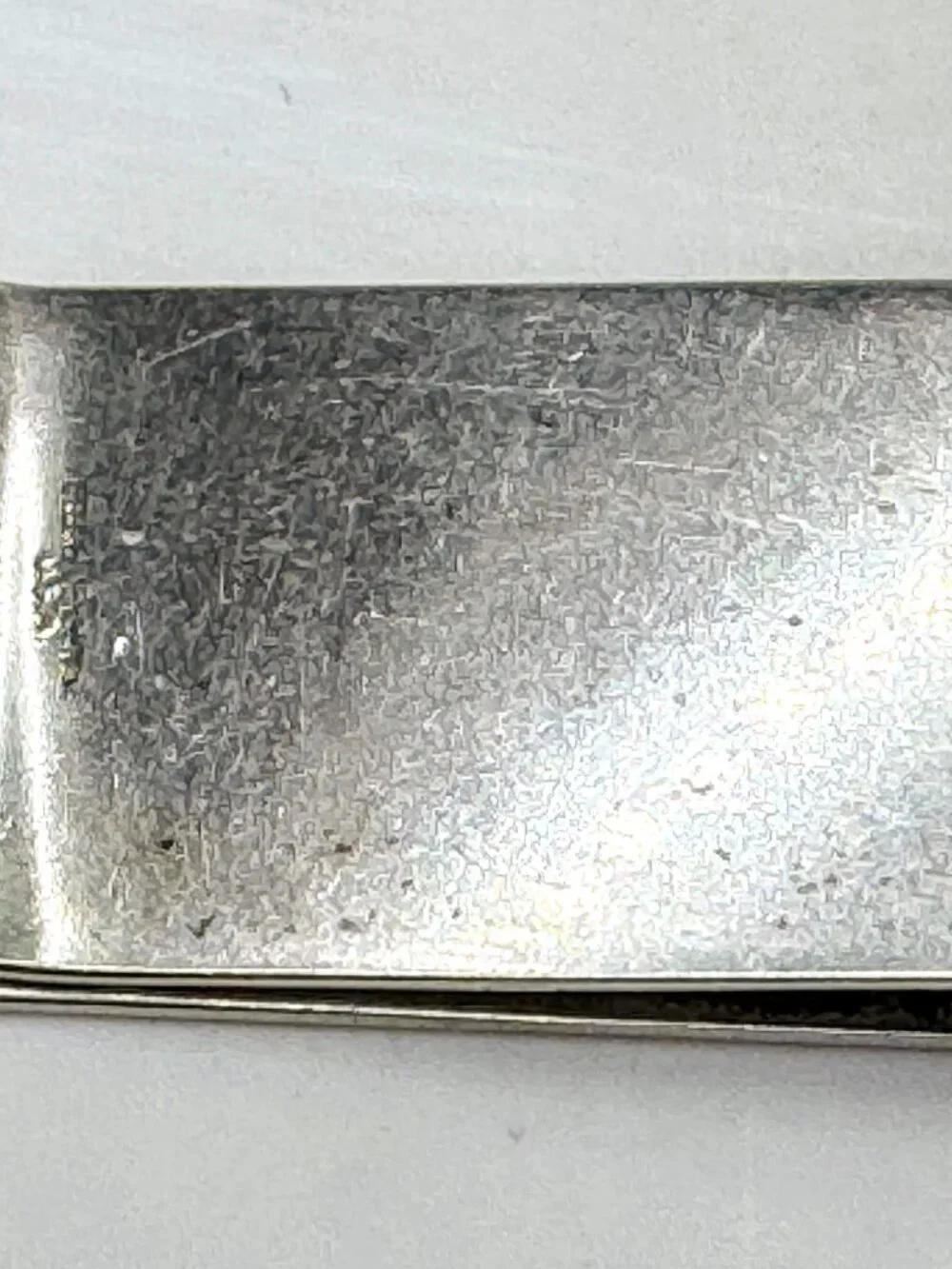 Vintage Georg Jensen Sterling Silver Money Clip Engraved #50A Denmark 29g SS465